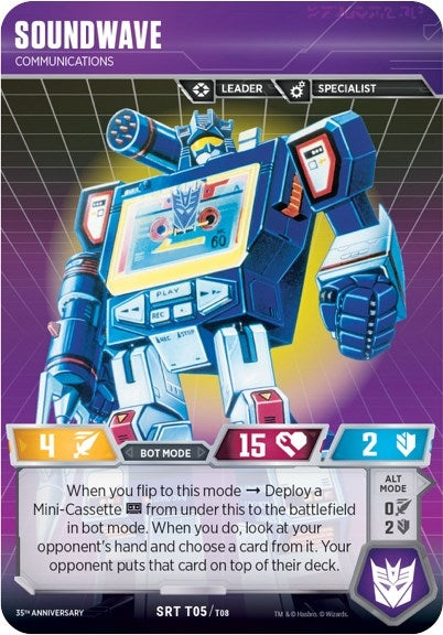 Soundwave - Communications (508) [BvS35] - Transformers TCG Single