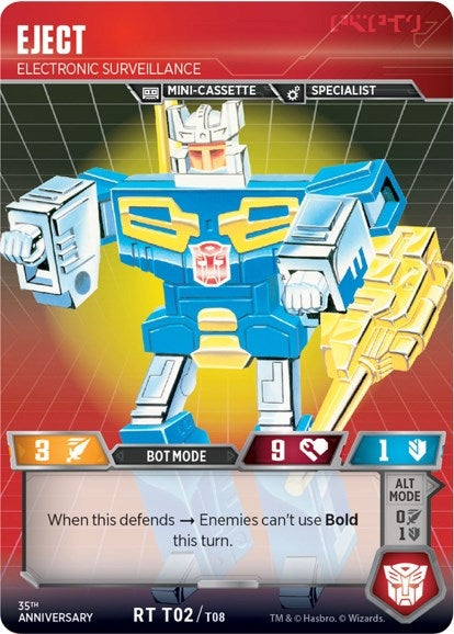 Eject - Electronic Surveillance (208) [BvS35] - Transformers TCG Single