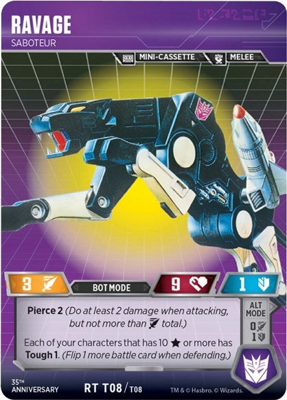 Ravage - Saboteur (808) [BvS35] - Transformers TCG Single