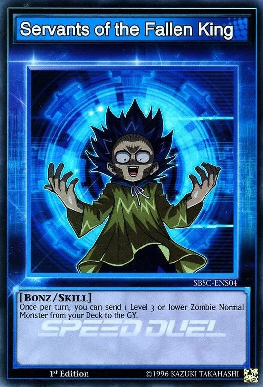 Servants of the Fallen King (4) (SBSC) - YuGiOh Single