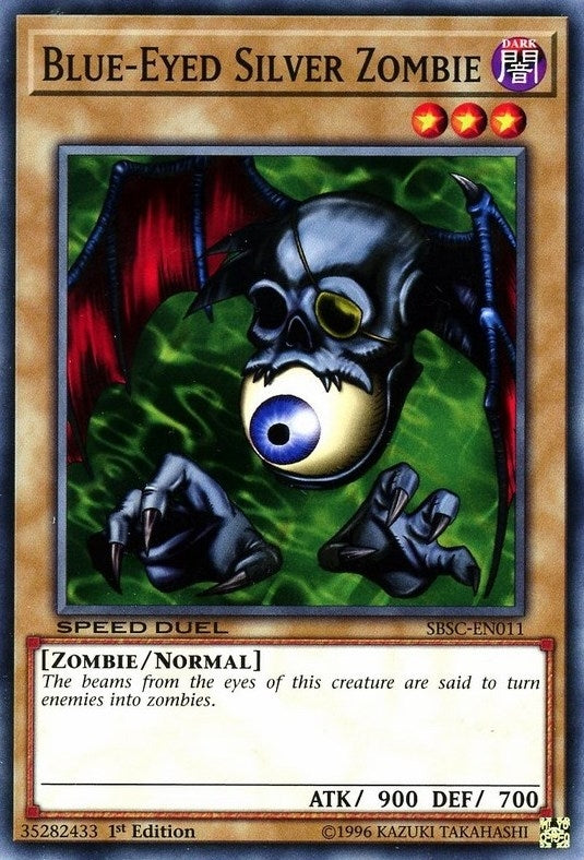 Blue-Eyed Silver Zombie (11) (SBSC) - YuGiOh Single