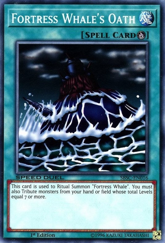 Fortress Whale’s Oath (16) (SBSC) - YuGiOh Single