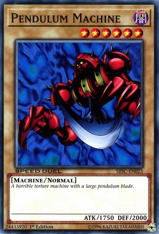 Pendulum Machine (23) (SBSC) - YuGiOh Single