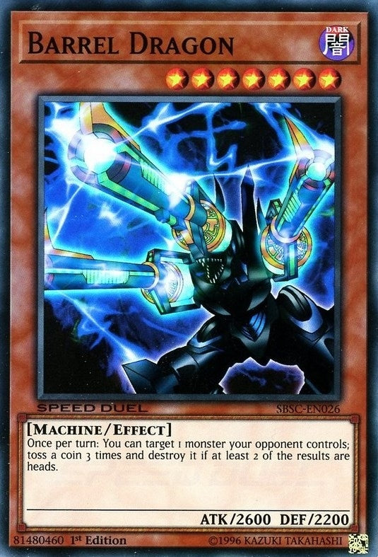 Barrel Dragon (26) (SBSC) - YuGiOh Single