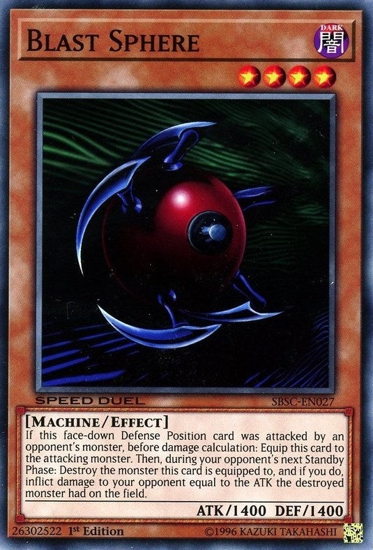 Blast Sphere (27) (SBSC) - YuGiOh Single