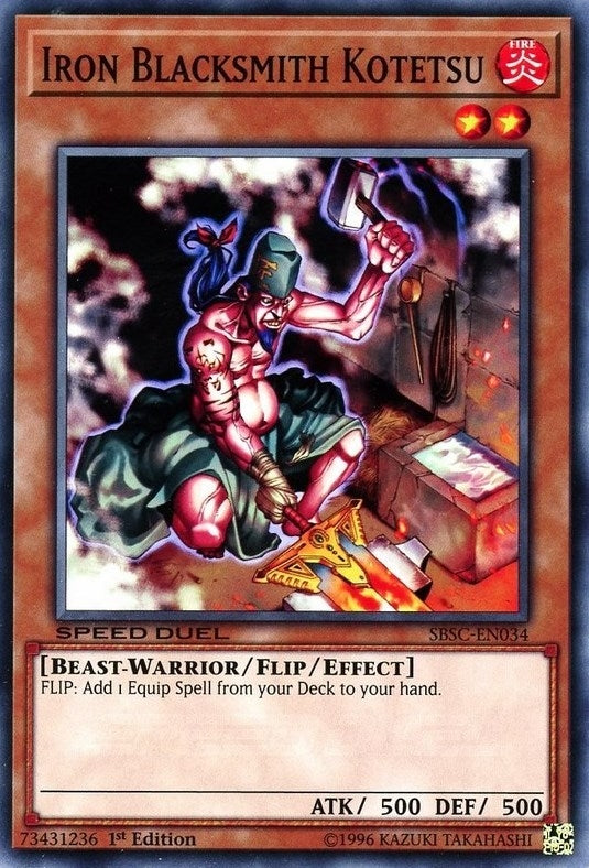 Iron Blacksmith Kotetsu (34) (SBSC) - YuGiOh Single