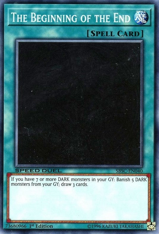 The Beginning of the End (40) (SBSC) - YuGiOh Single