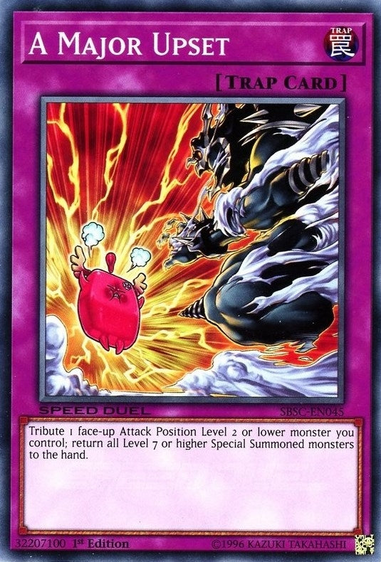 A Major Upset (45) (SBSC) - YuGiOh Single