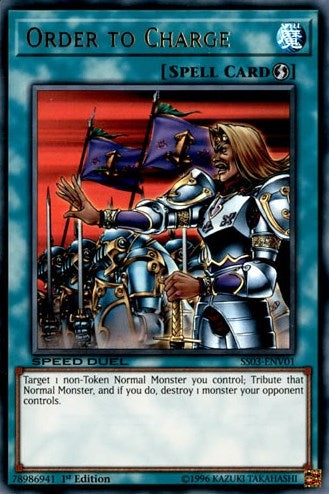 Order to Charge (301) (SS03) - YuGiOh Single
