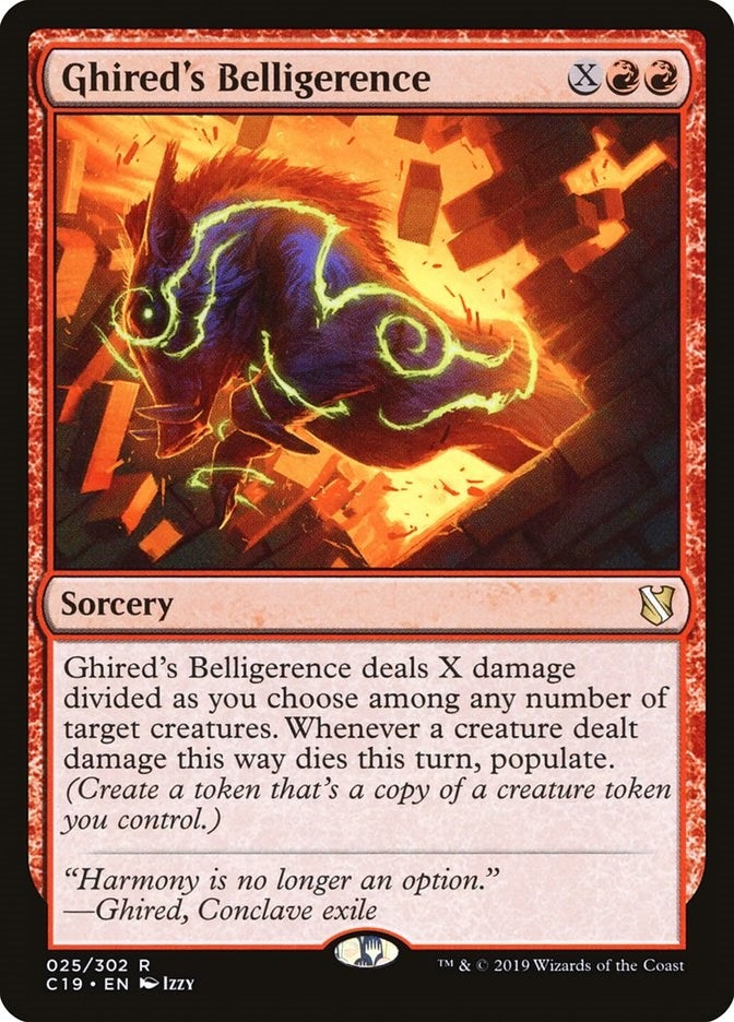 Ghired’s Belligerence (25) [C19] - MTG Single
