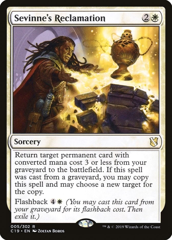 Sevinne’s Reclamation (5) [C19] - MTG Single
