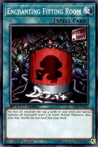 Enchanting Fitting Room (321) (SS03) - YuGiOh Single
