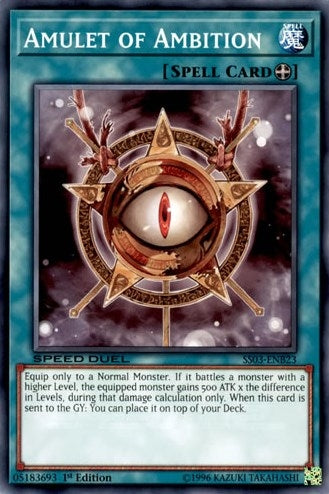 Amulet of Ambition (323) (SS03) - YuGiOh Single