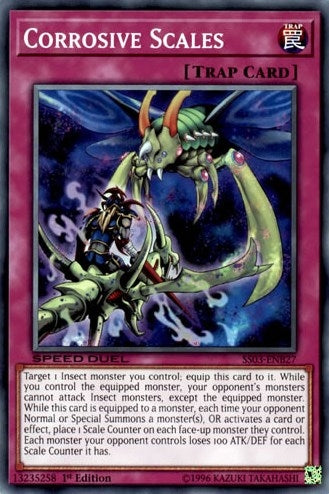 Corrosive Scales (327) (SS03) - YuGiOh Single