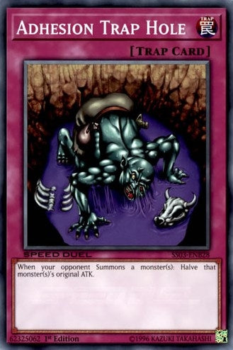 Adhesion Trap Hole (328) (SS03) - YuGiOh Single