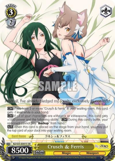 Crusch & Ferris (SR) (55001) [RZ/S55] - Weiss Schwarz Single