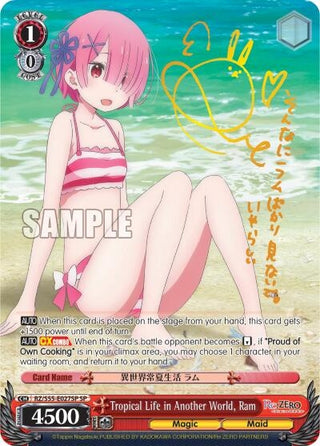 Tropical Life in Another World Ram (SP) (55027) [RZ/S55] - Weiss Schwarz Single