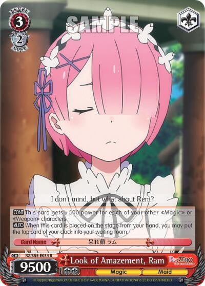 Look of Amazement Ram (55034) [RZ/S55] - Weiss Schwarz Single