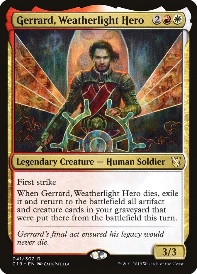 Gerrard Weatherlight Hero (41) [C19] - MTG Single