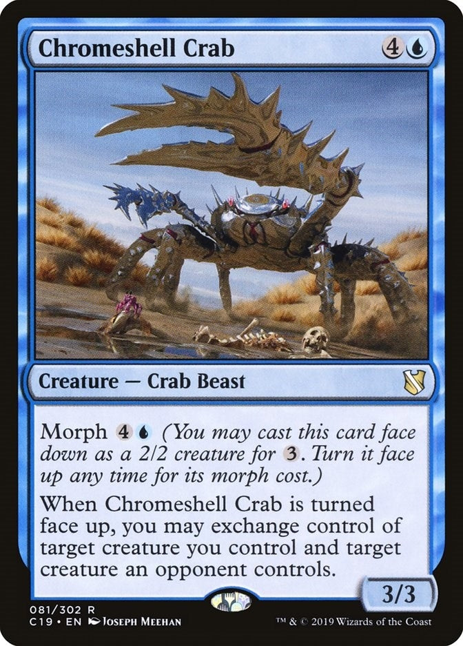 Chromeshell Crab (81) [C19] - MTG Single
