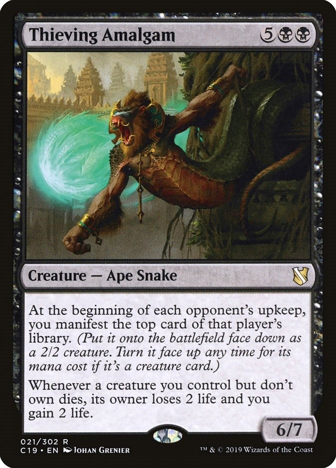 Thieving Amalgam (21) [C19] - MTG Single
