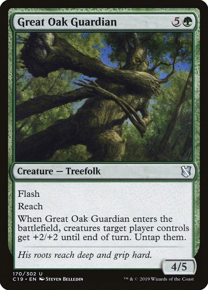 Great Oak Guardian (170) [C19] - MTG Single