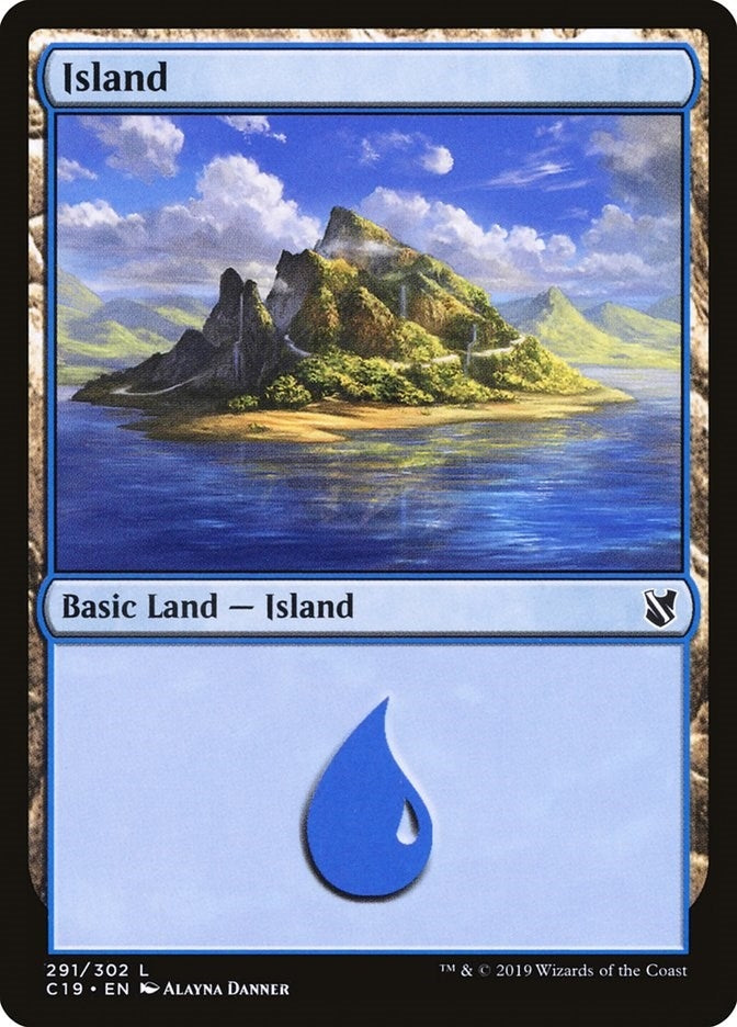 Island (291) (291) [C19] - MTG Single