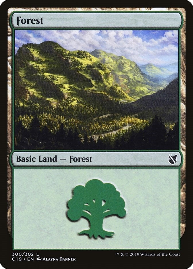 Forest (300) (300) [C19] - MTG Single