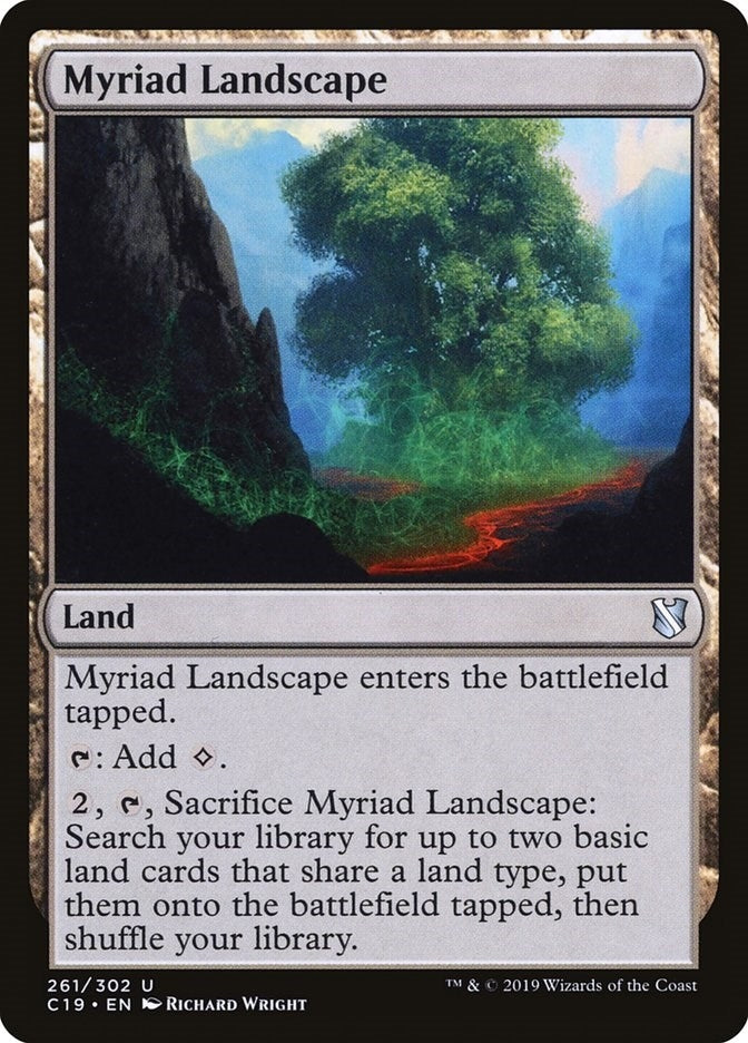Myriad Landscape (261) [C19] - MTG Single