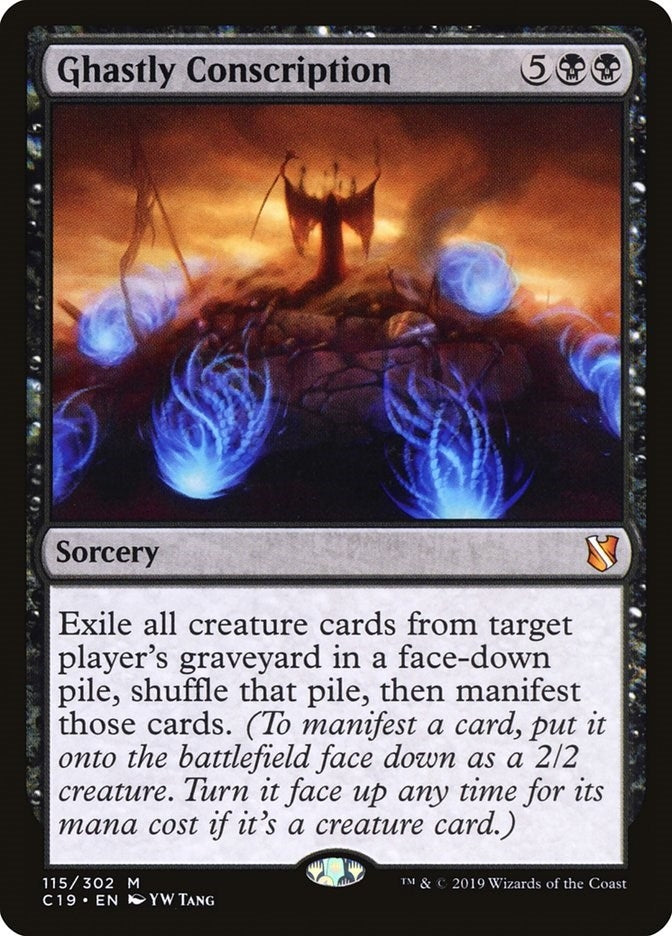 Ghastly Conscription (115) [C19] - MTG Single