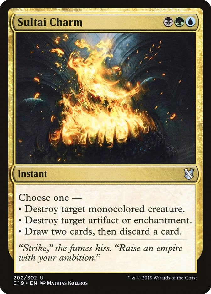 Sultai Charm (202) [C19] - MTG Single