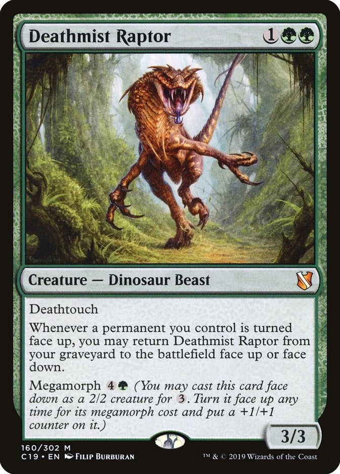 Deathmist Raptor (160) [C19] - MTG Single