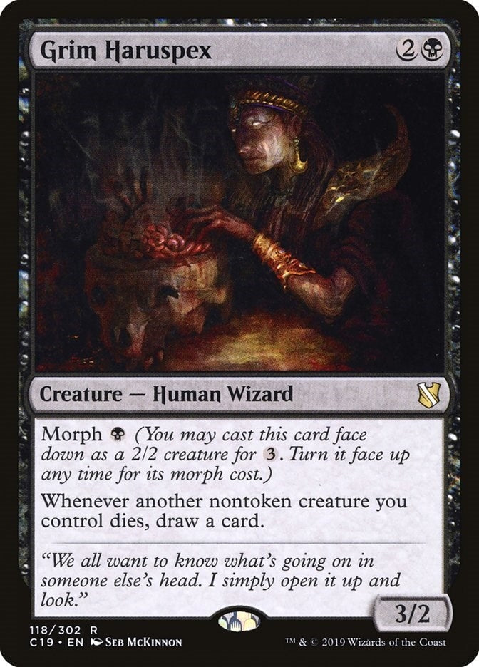 Grim Haruspex (118) [C19] - MTG Single