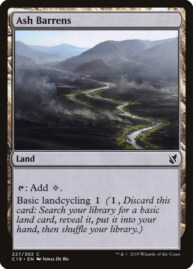 Ash Barrens (227) [C19] - MTG Single