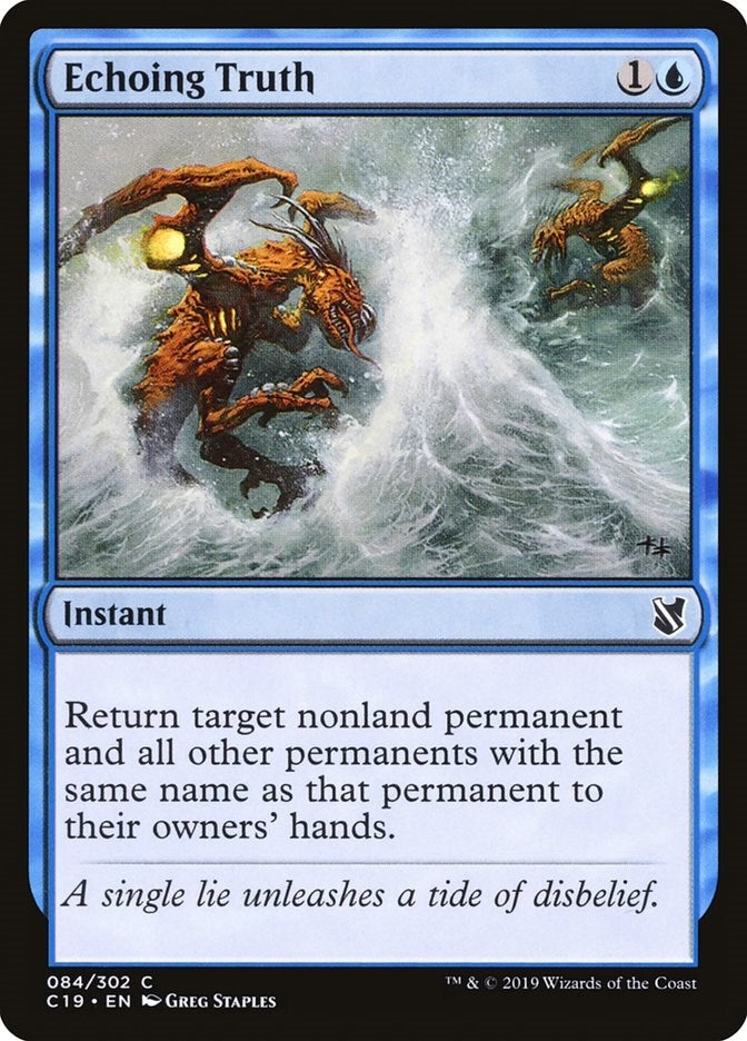Echoing Truth (84) [C19] - MTG Single