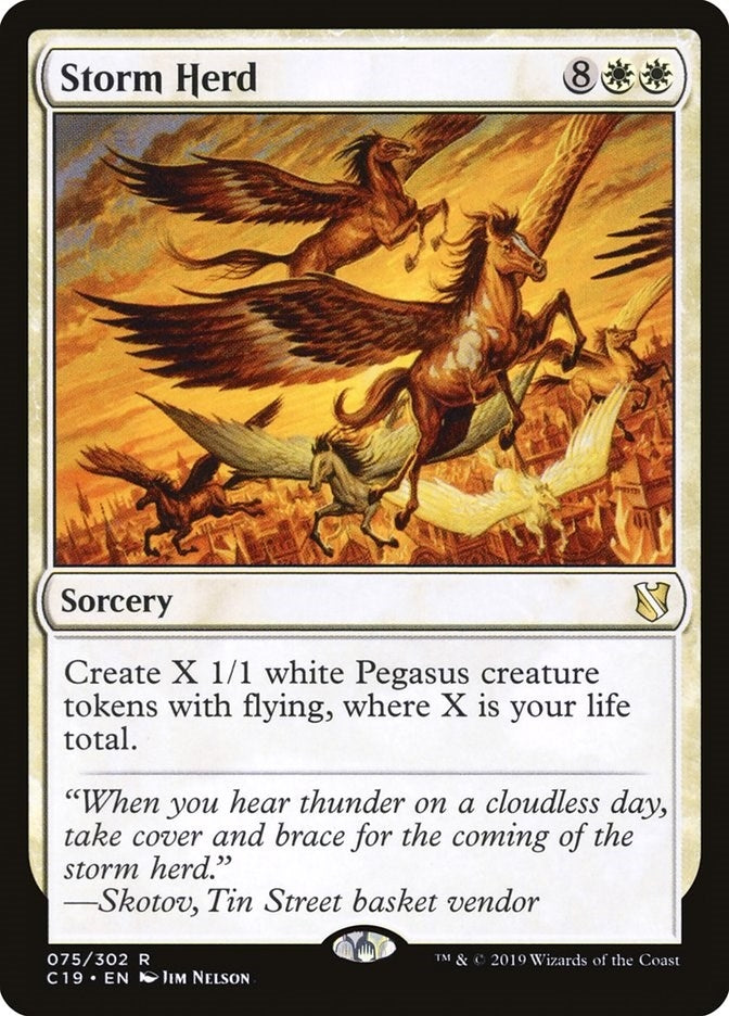 Storm Herd (75) [C19] - MTG Single