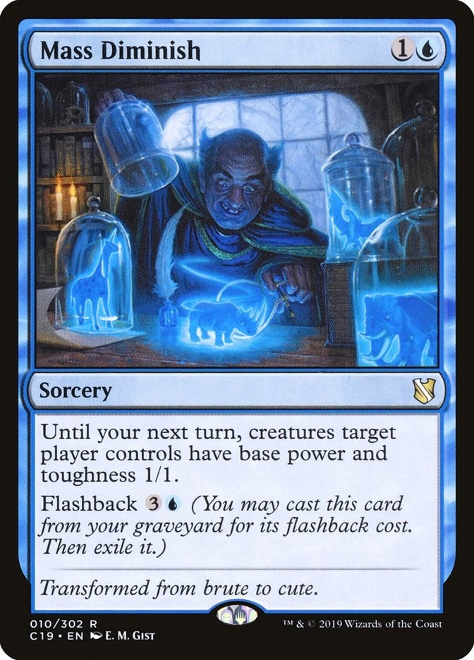 Mass Diminish (10) [C19] - MTG Single