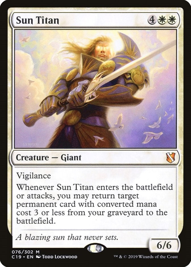 Sun Titan (76) [C19] - MTG Single