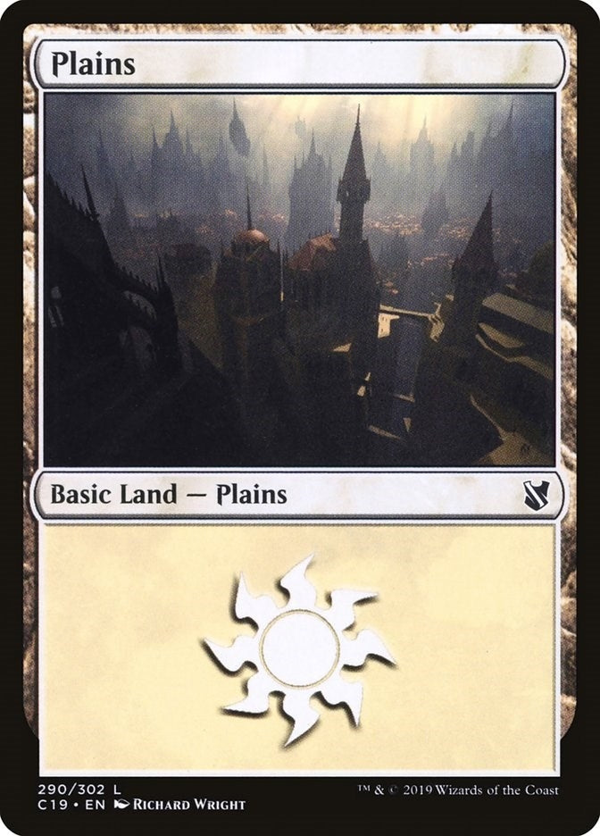 Plains (290) (290) [C19] - MTG Single
