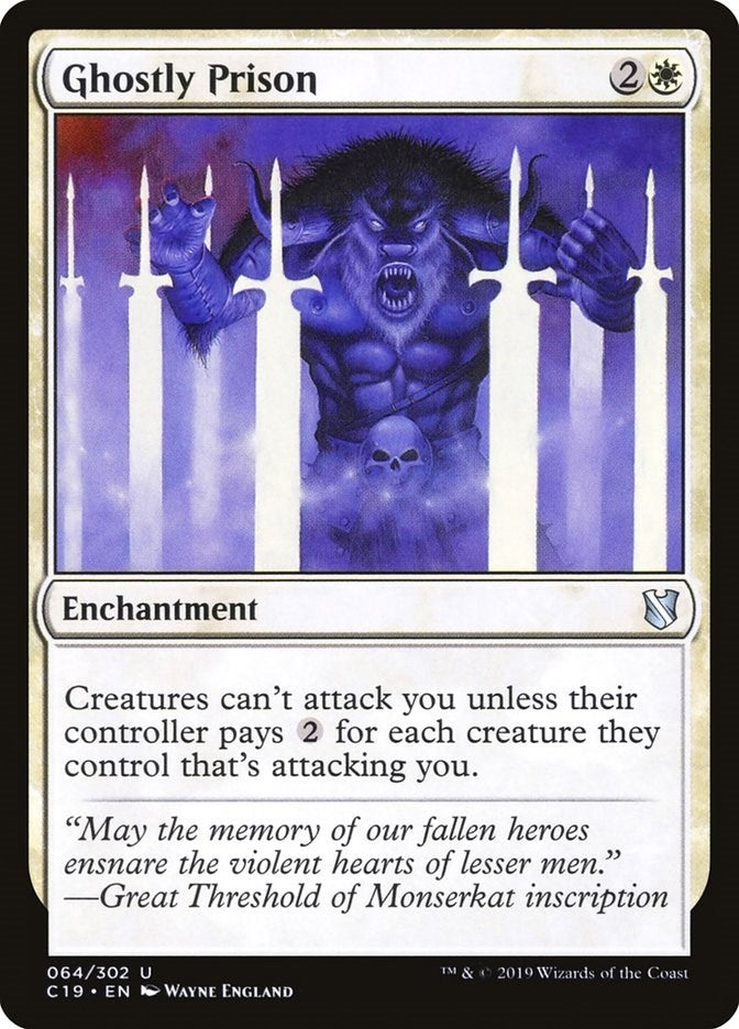 Ghostly Prison (64) [C19] - MTG Single