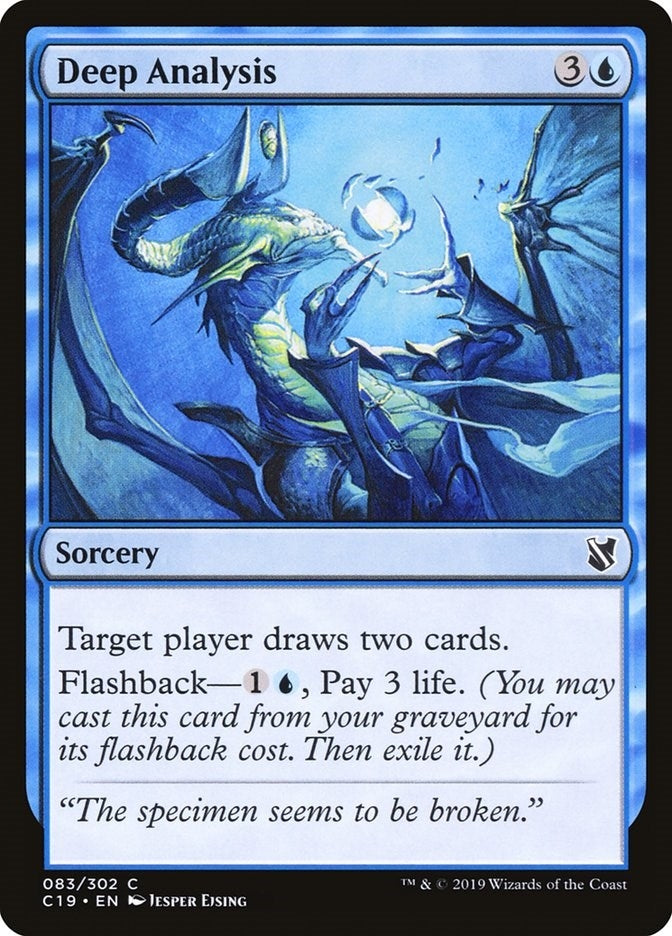 Deep Analysis (83) [C19] - MTG Single