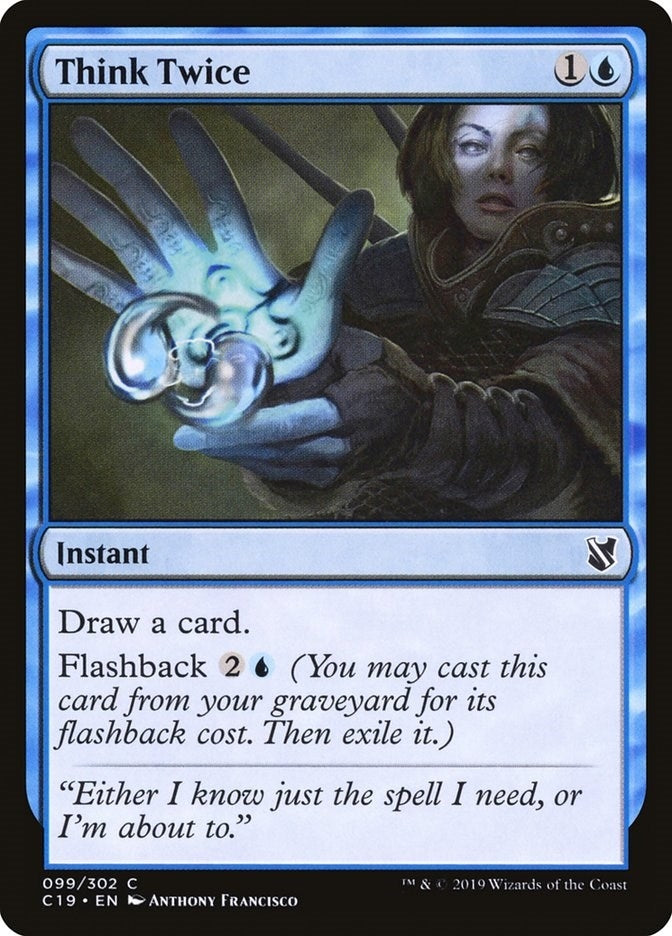 Think Twice (99) [C19] - MTG Single