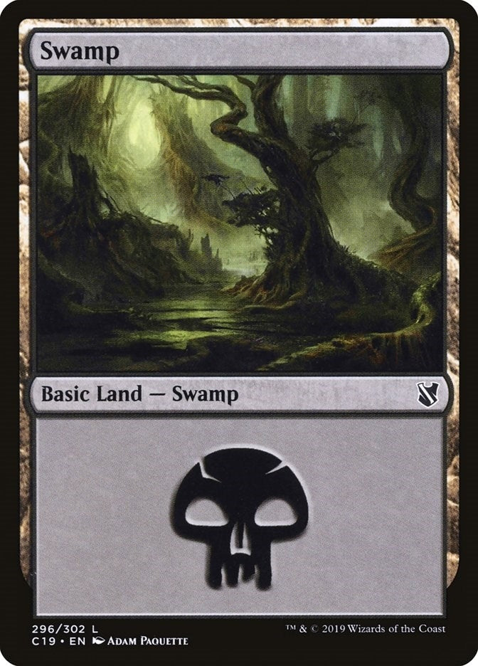 Swamp (296) (296) [C19] - MTG Single