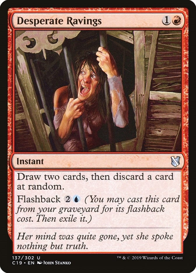 Desperate Ravings (137) [C19] - MTG Single