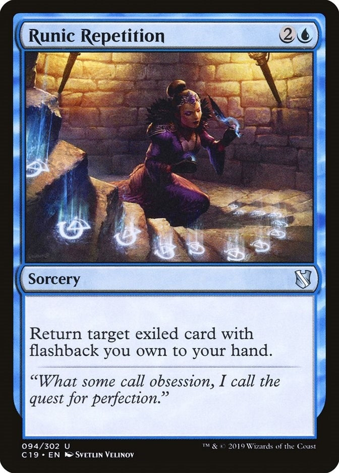 Runic Repetition (94) [C19] - MTG Single