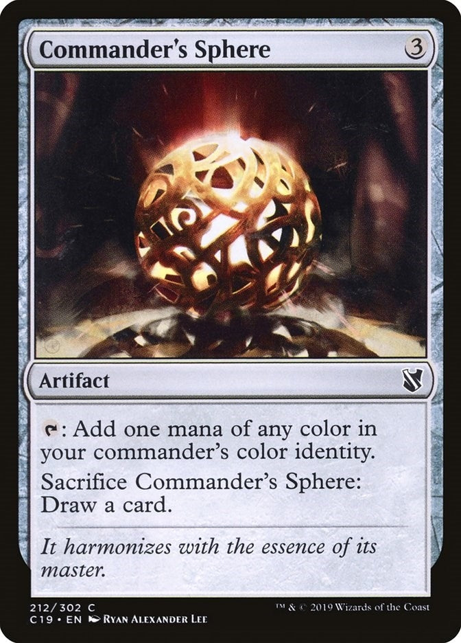 Commander’s Sphere (212) [C19] - MTG Single