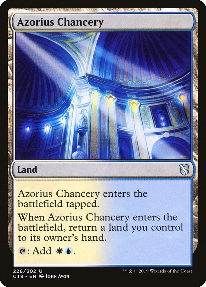 Image for Azorius Chancery (228) (Commander 2019) - Magic: The Gathering