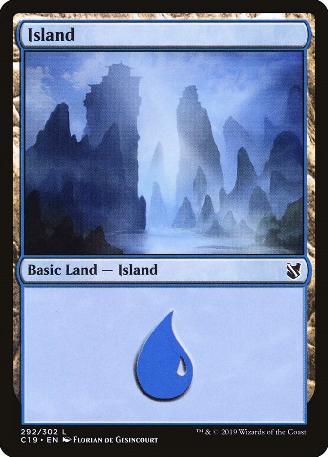 Island (292) (292) [C19] - MTG Single