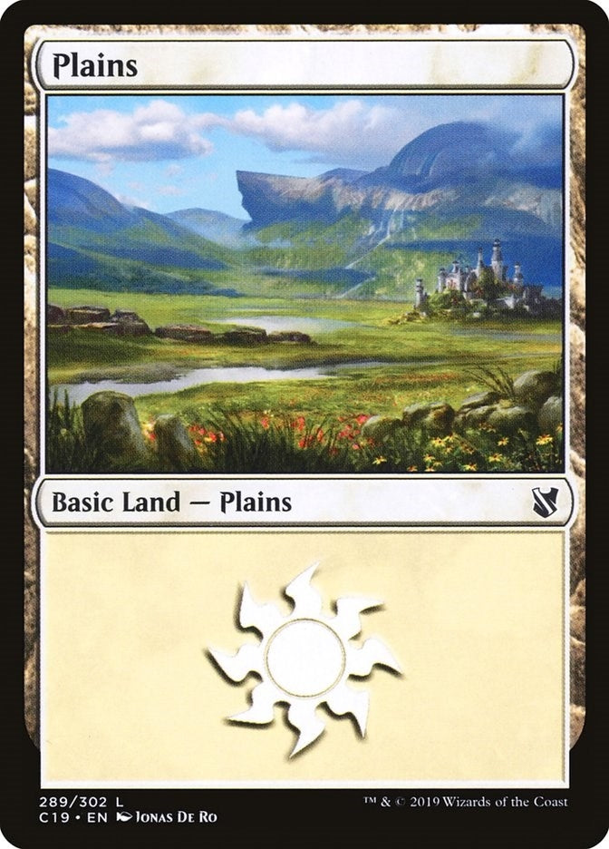 Plains (289) (289) [C19] - MTG Single