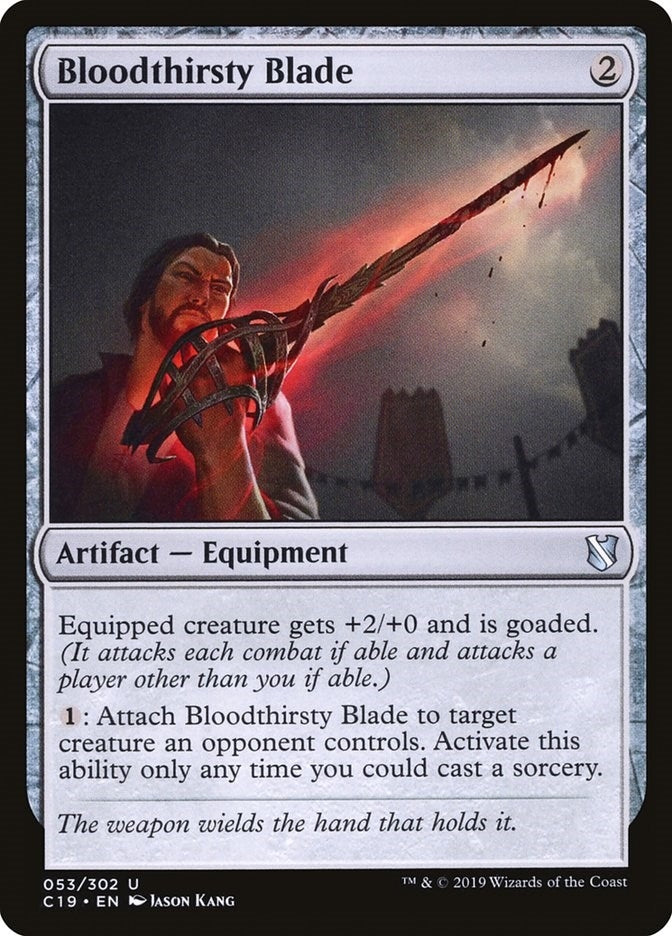 Bloodthirsty Blade (53) [C19] - MTG Single
